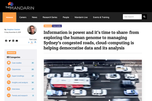The Mandarin: Information is power and it’s time to share